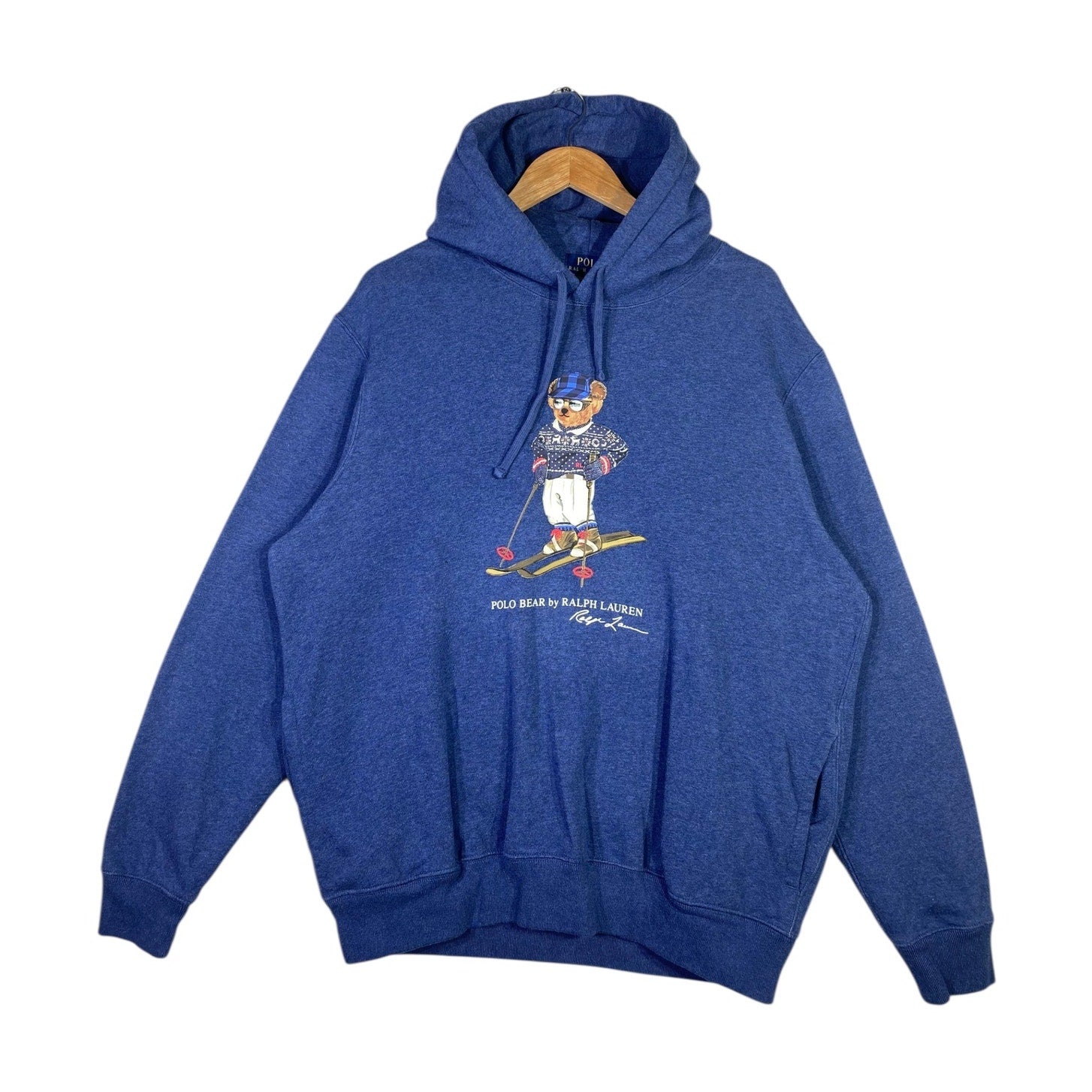 Vintage Polo Ralph Lauren Ski Polo Bear Graphic Hoodie