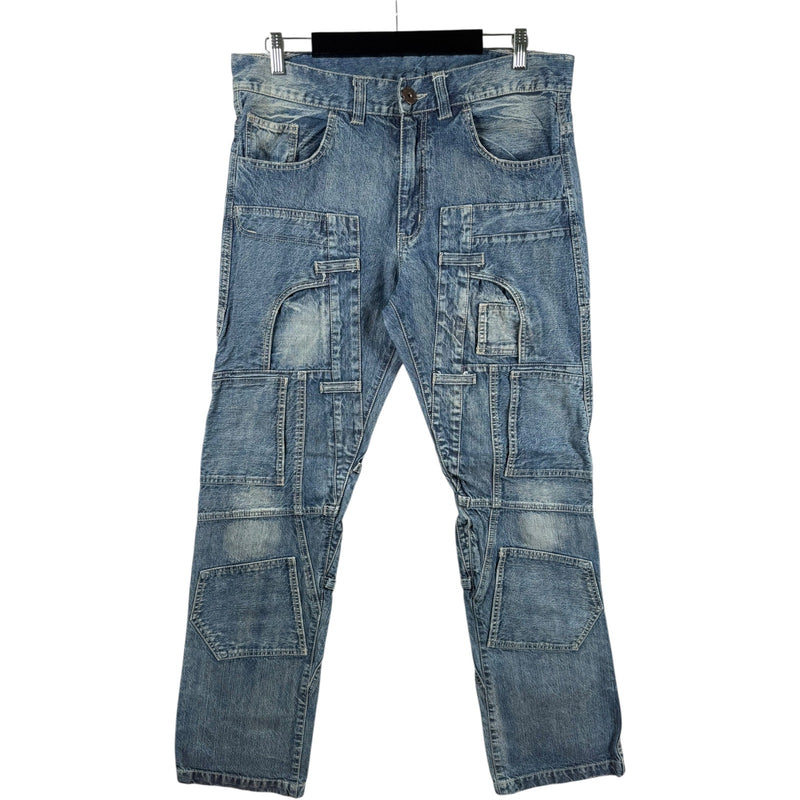 Vintage Cargo Skinny Denim Jeans 44