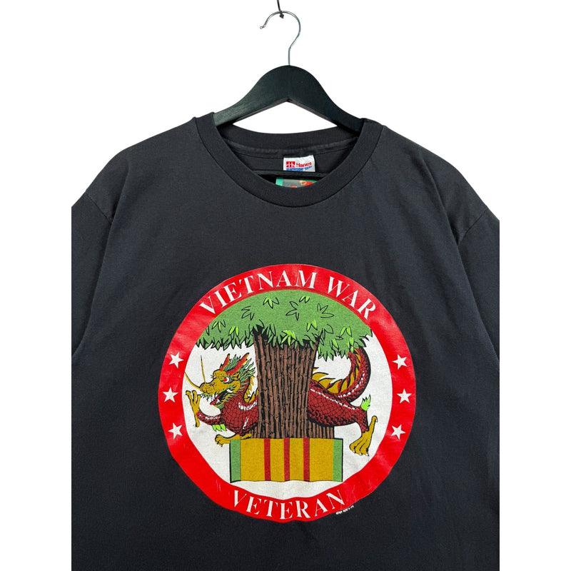 Vintage Vietnam War Dragon Graphic Veteran Short Sleeve T-Shirt