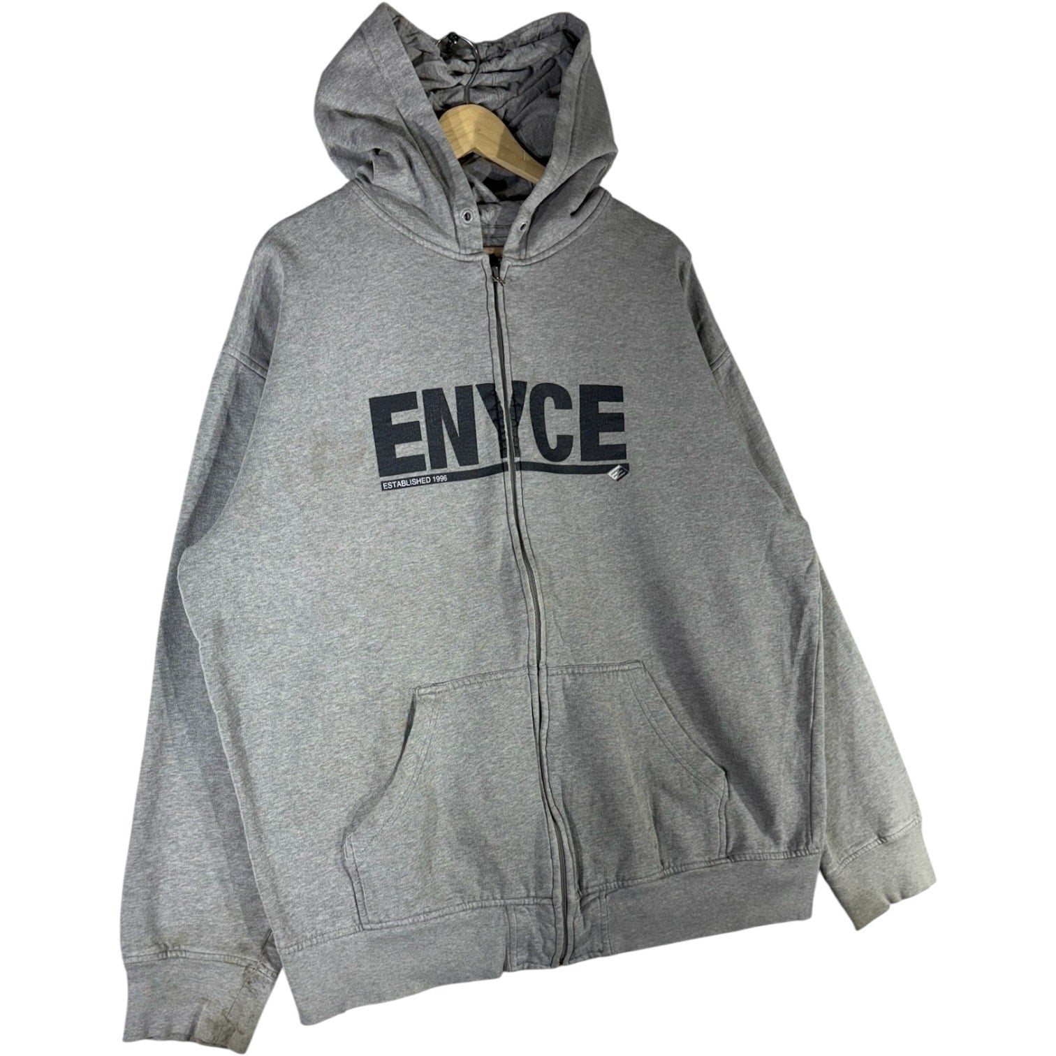 Vintage Enyce Spellout Zip-Up Hoodie