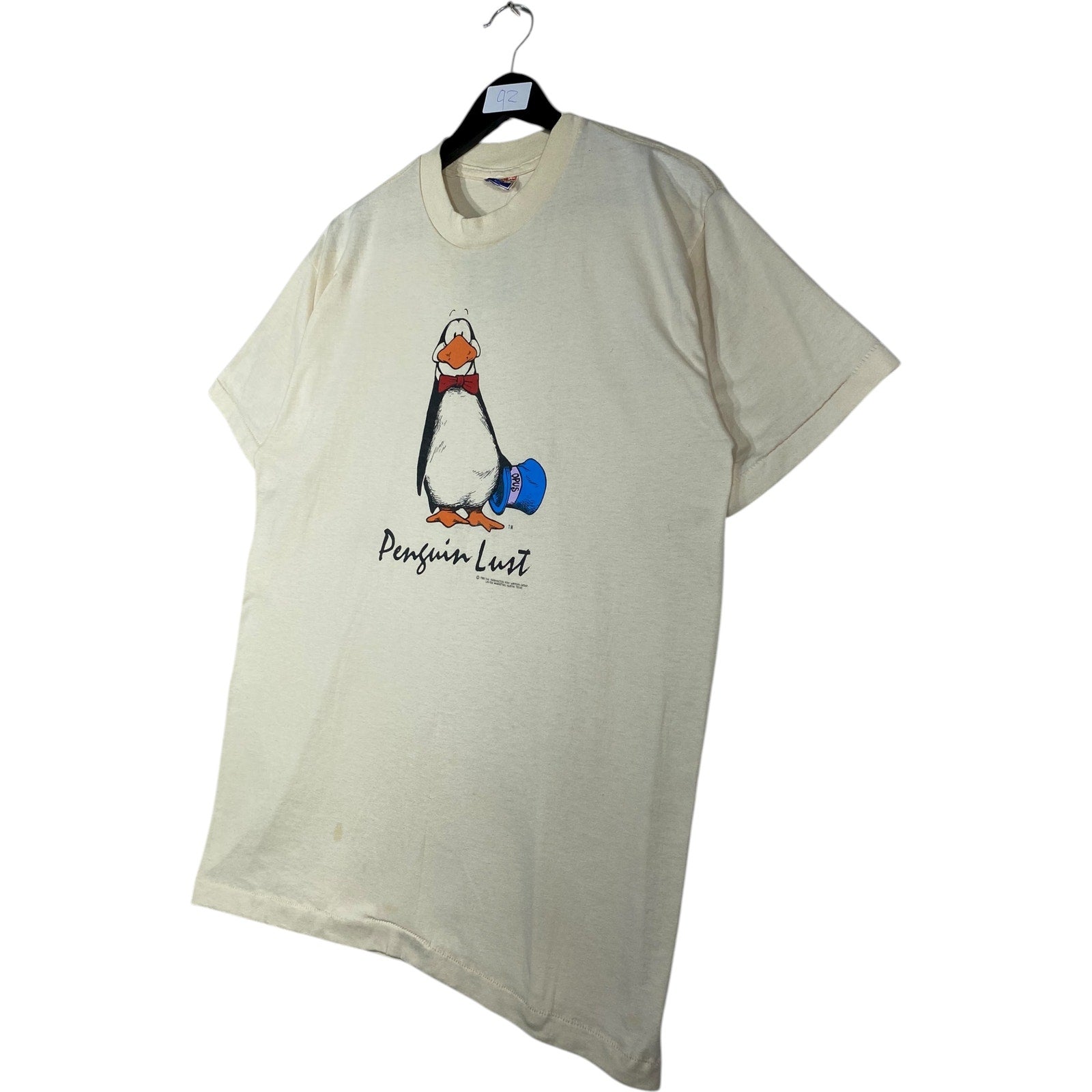 Vintage Penguin Last Graphic Print T-Shirt