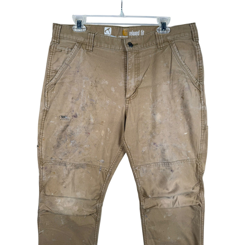 Vintage Carhartt Distressed Double Knee Carpenter Pants 36
