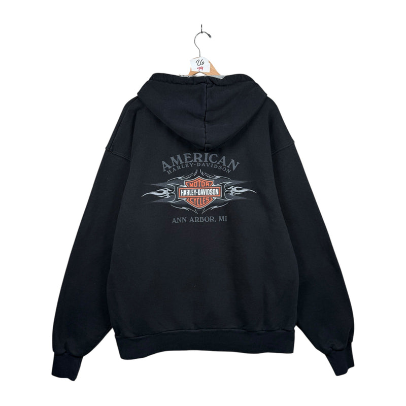 Vintage Harley Davidson Ann Arbor Hoodie