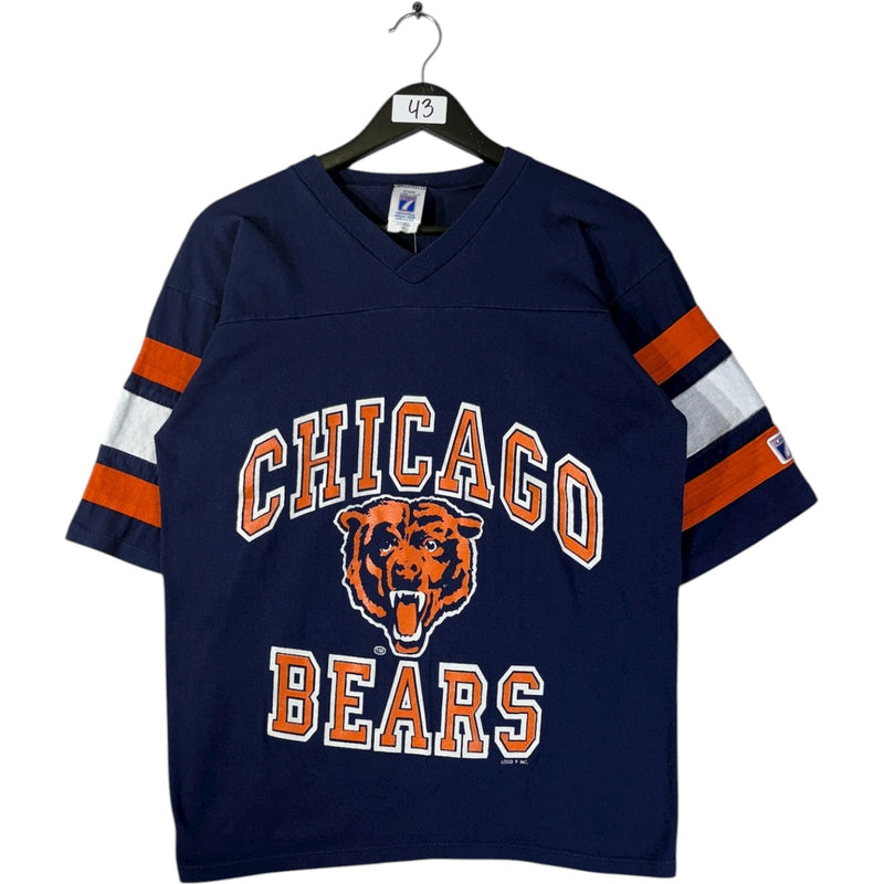 Vintage Chicago Bears NFL Graphic V-Neck T-Shirt