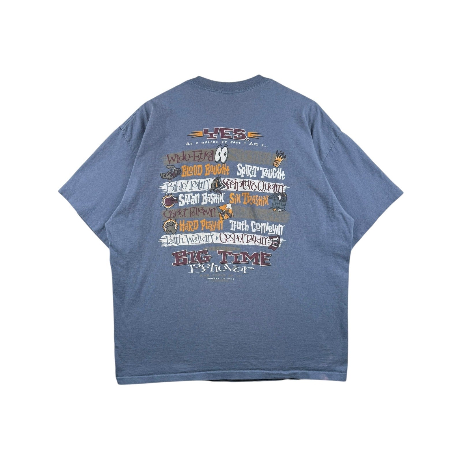Vintage Big Time Believer Christian Graphic T-Shirt