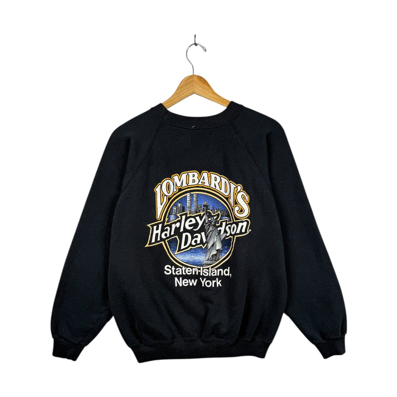Vintage Harley Davidson Lombardi’s Staten Crewneck