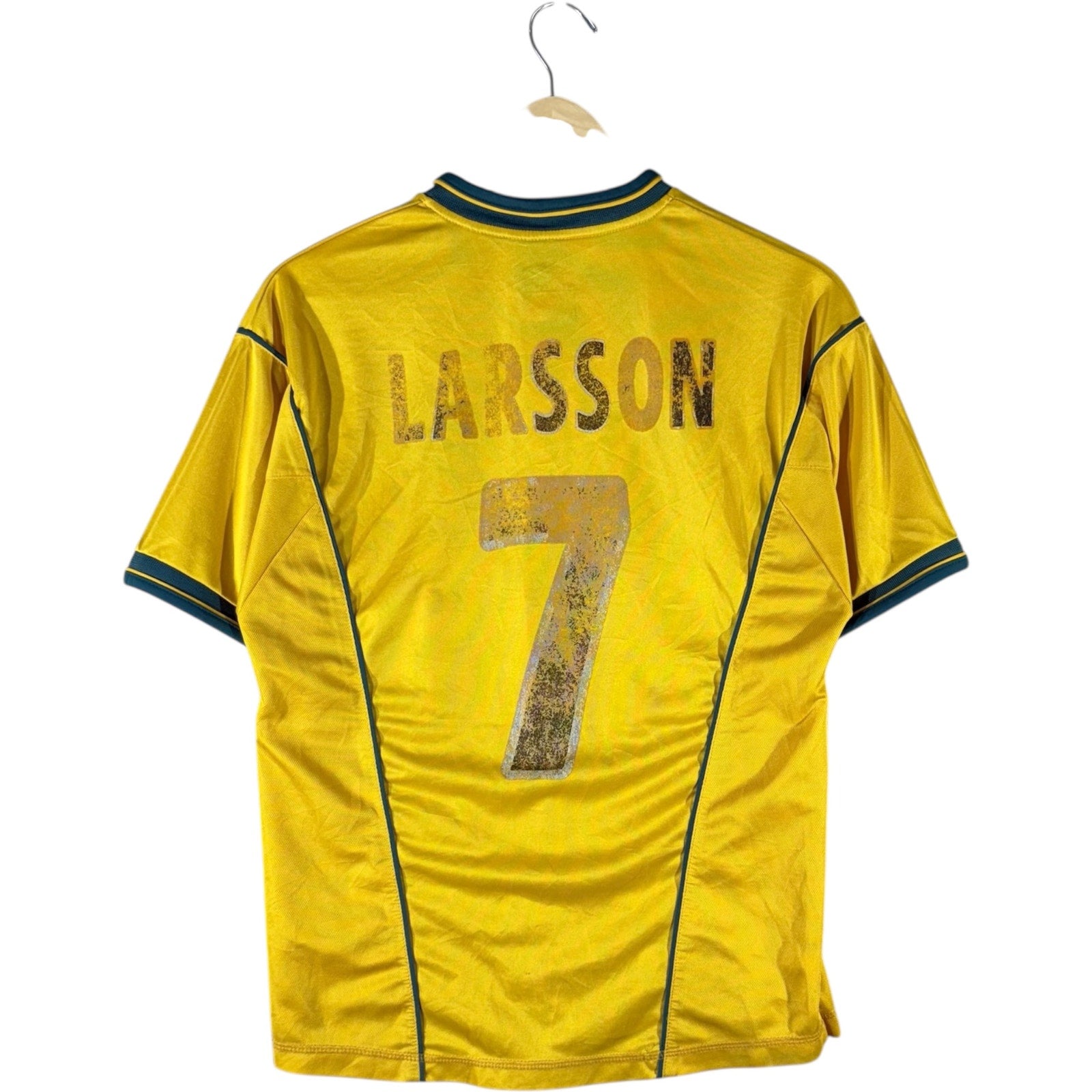 Vintage Umbro Celtic Henrik Larsson #7 Away Soccer Jersey