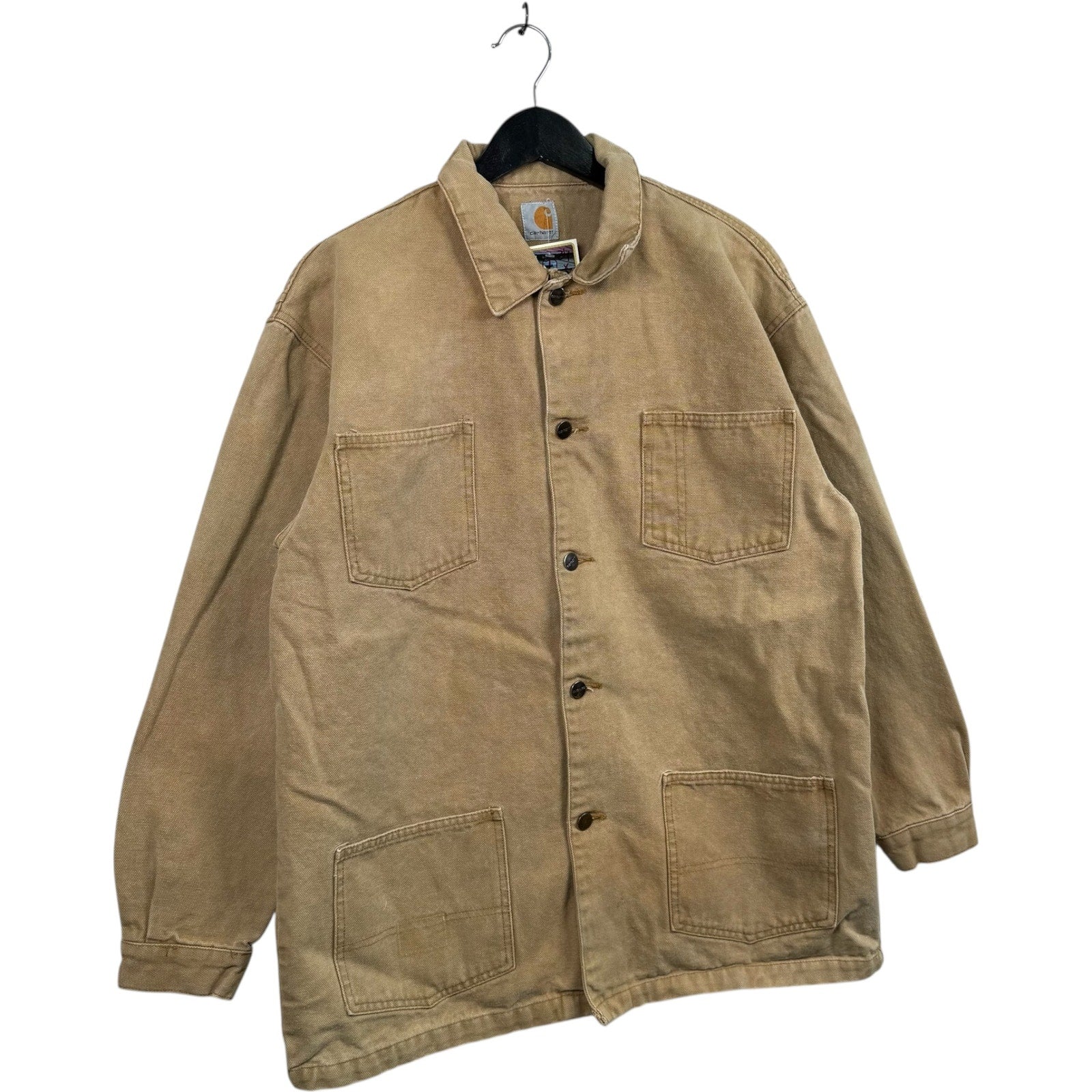 Vintage Carhartt Button Down Workwear Chore Jacket