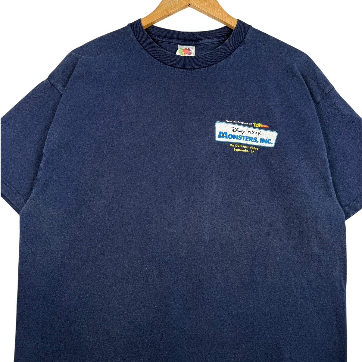 Y2K Disney Pixar Monsters Inc DVD Promo T-Shirt