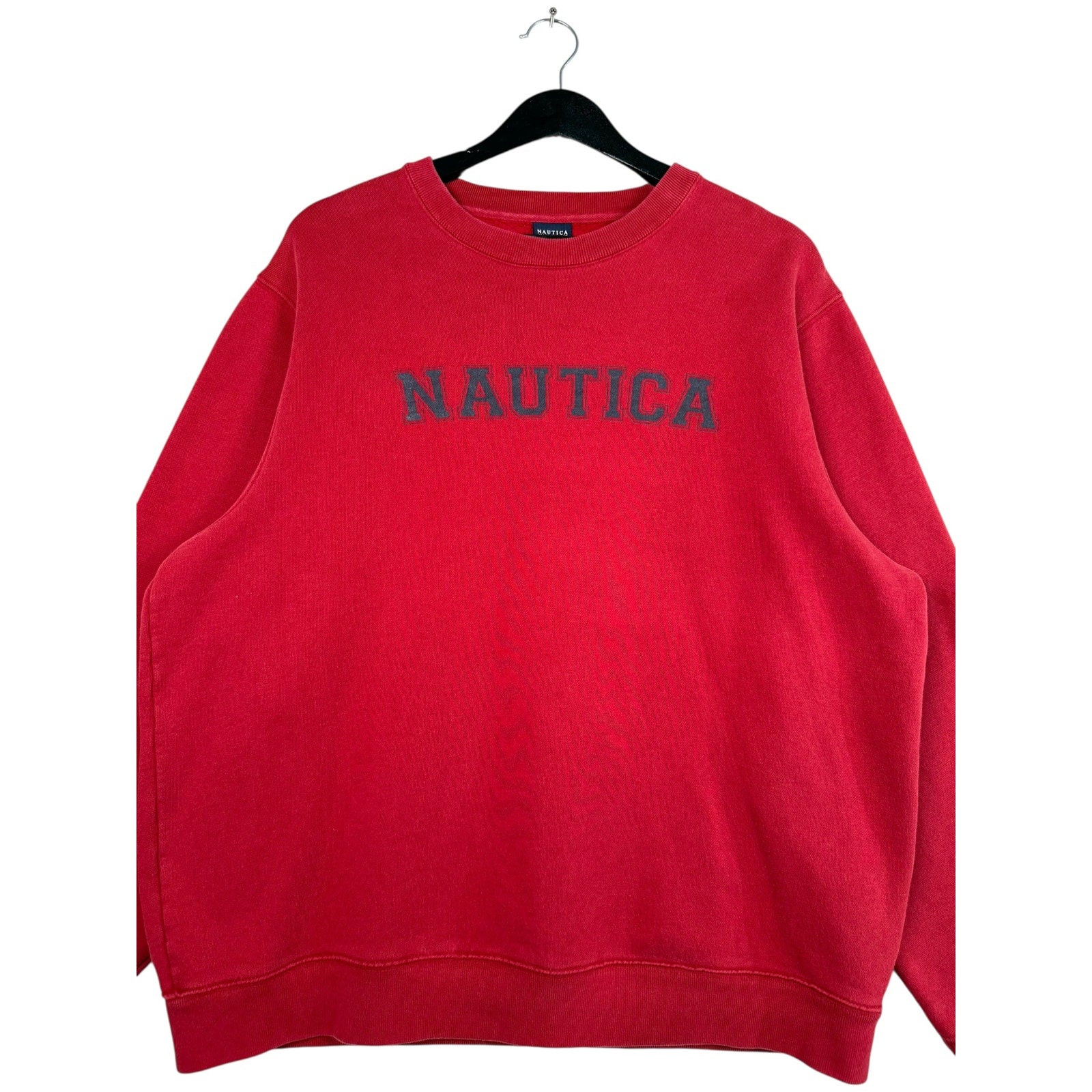 Vintage Nautica Chest Spellout Crewneck