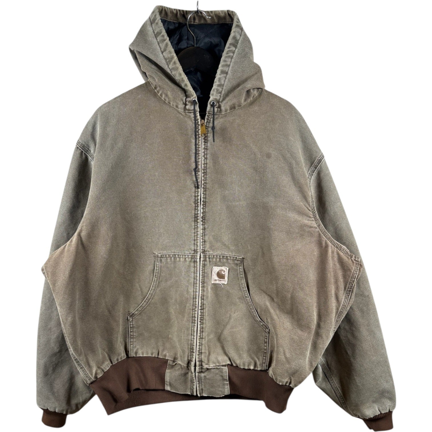 Vintage Carhartt Insulated Active Jac Hoodie Full Zip Jacket