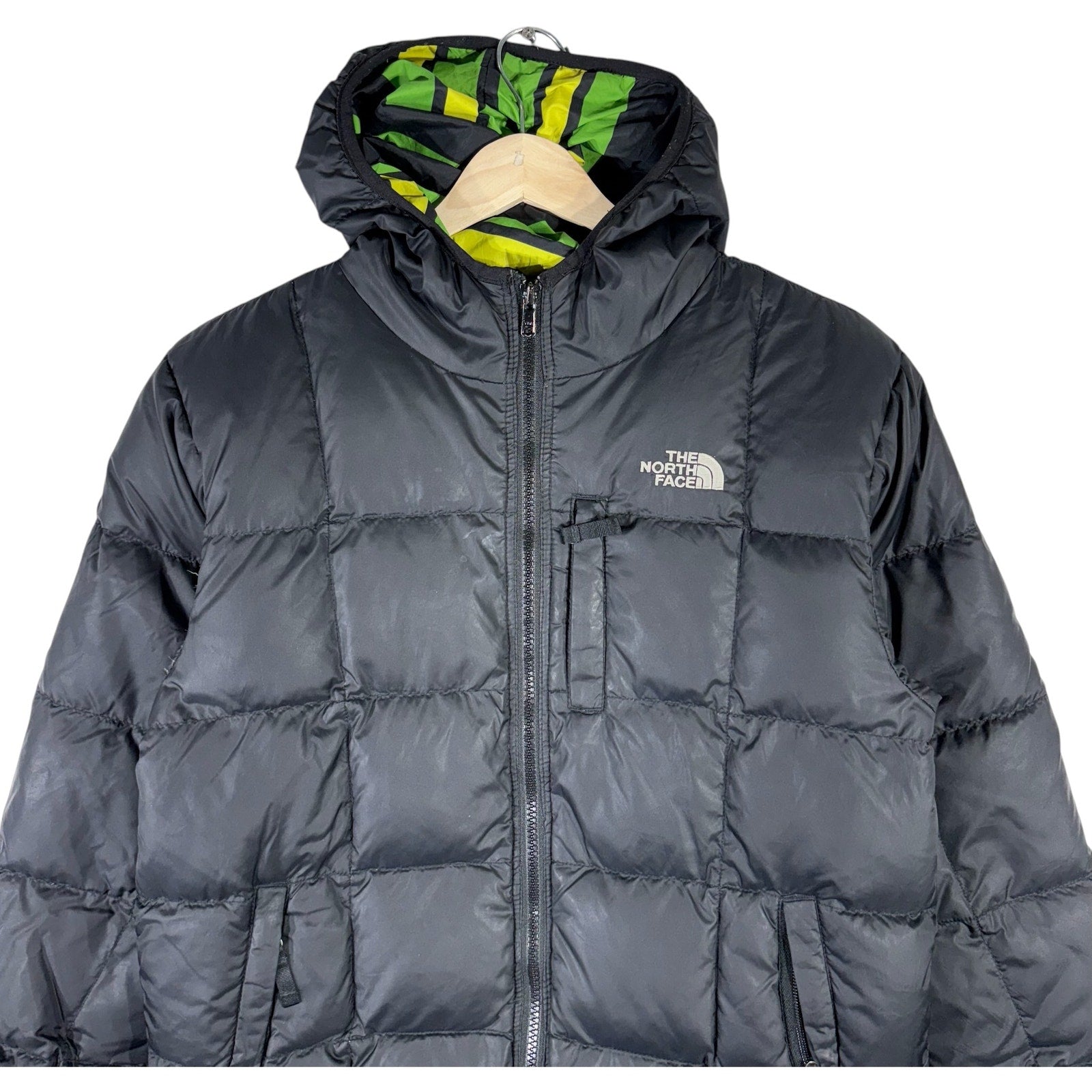 Vintage The North Face Full Zip Hooded Puffer Jacket