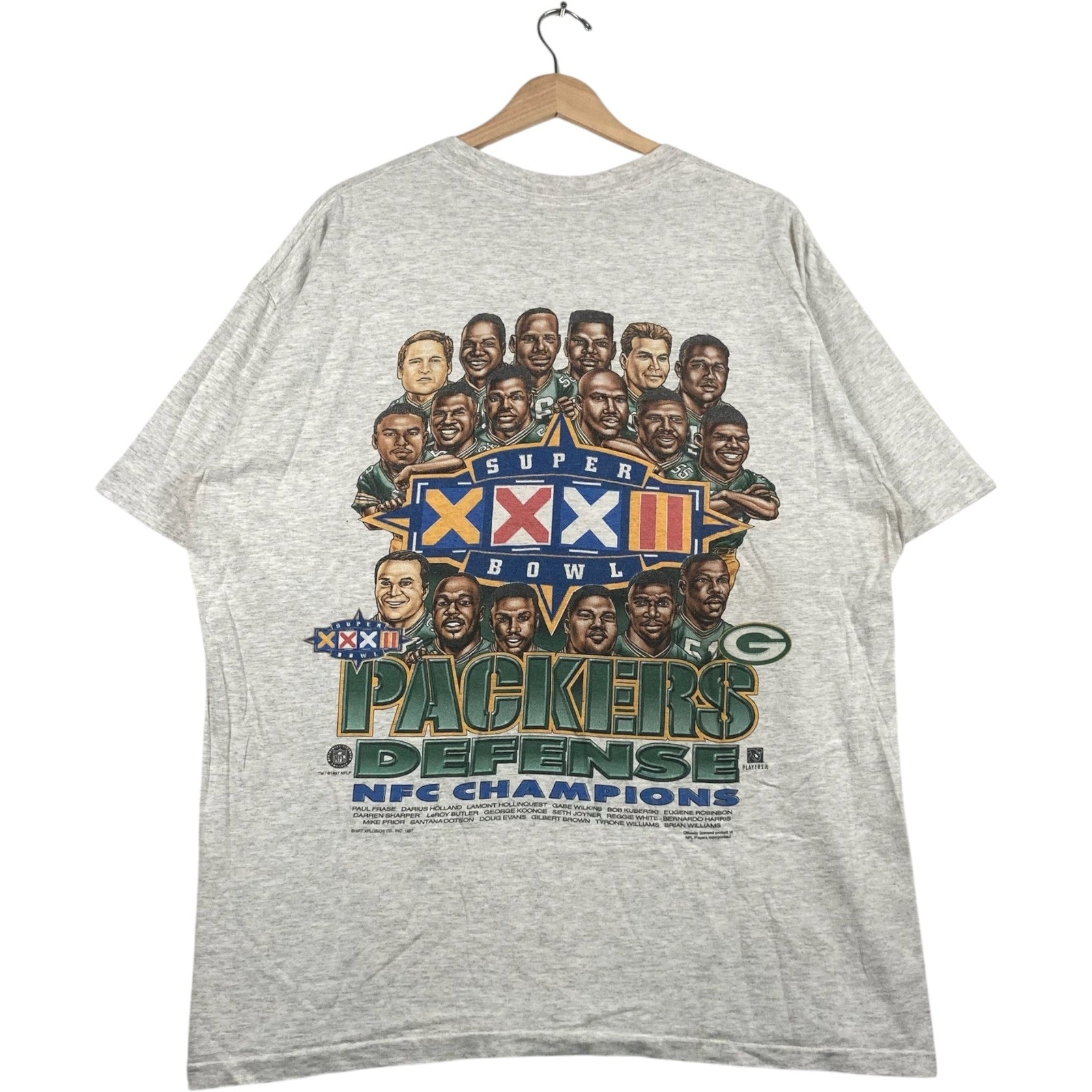 Vintage Green Bay Packers Super Bowl XXXI Champions 1997 Tee
