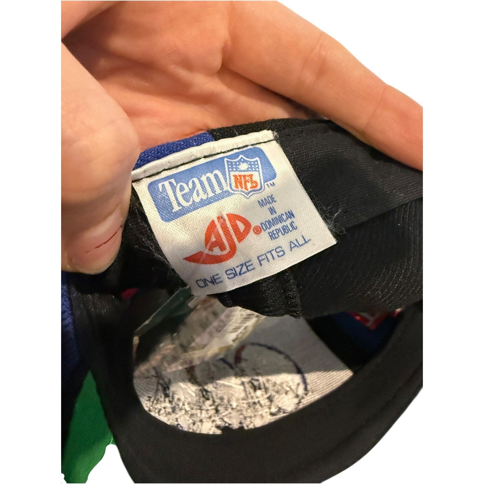 Vintage New York Giants Triple Helmet NFL Snapback Hat