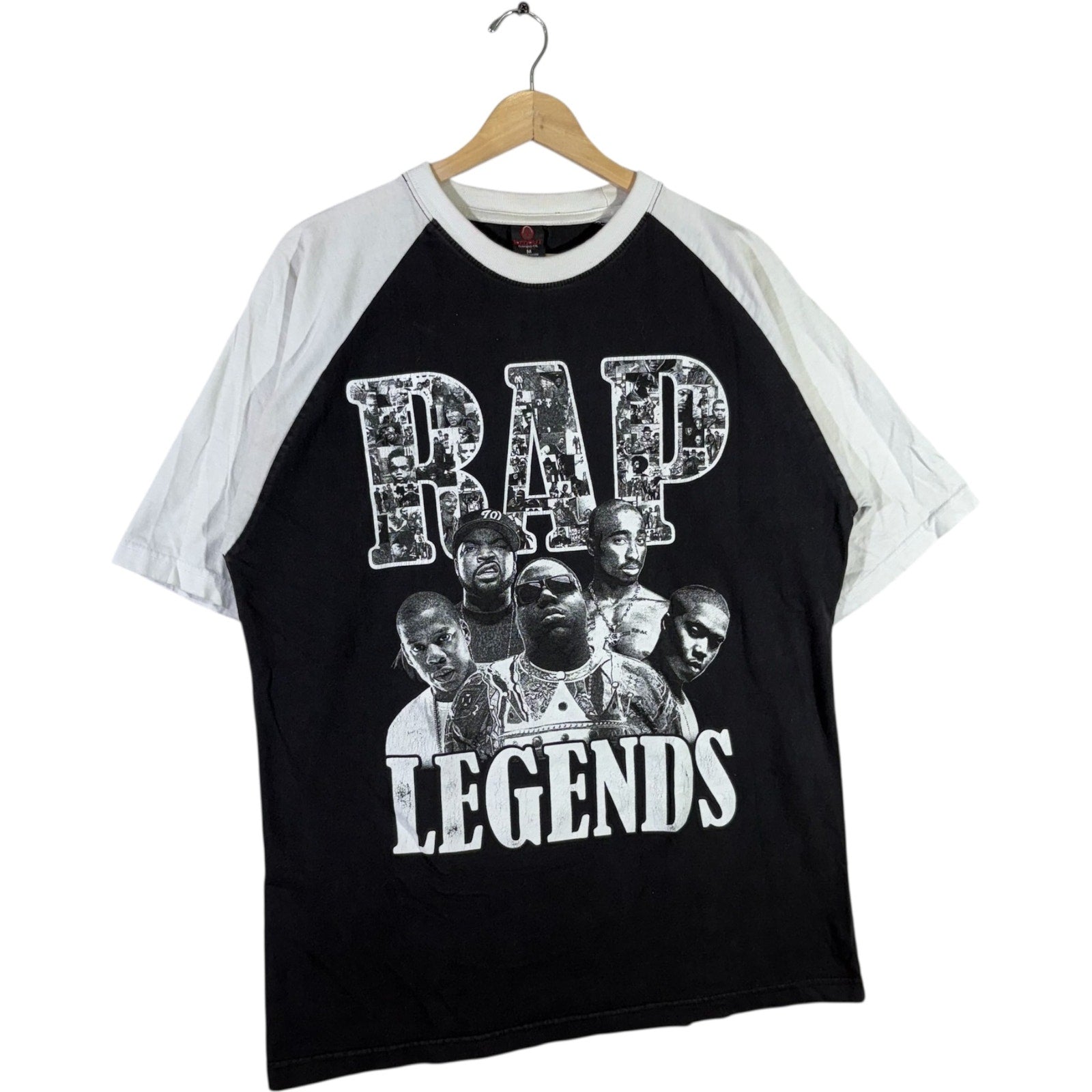 Vintage Rap Legends Spellout Raglan Tee