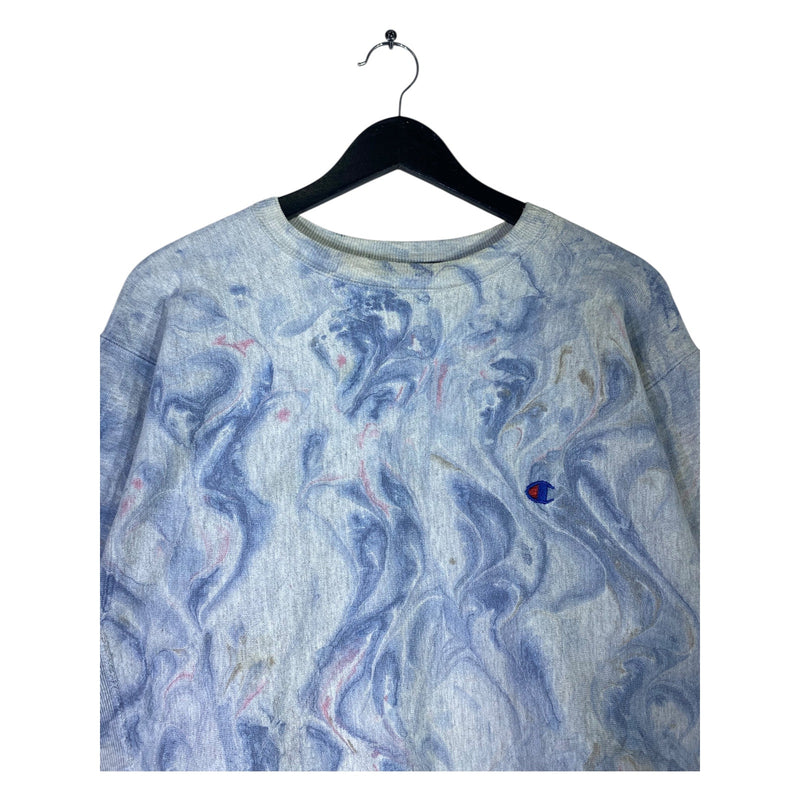 Vintage Champion Marble Dye Sweatshirt Crewneck