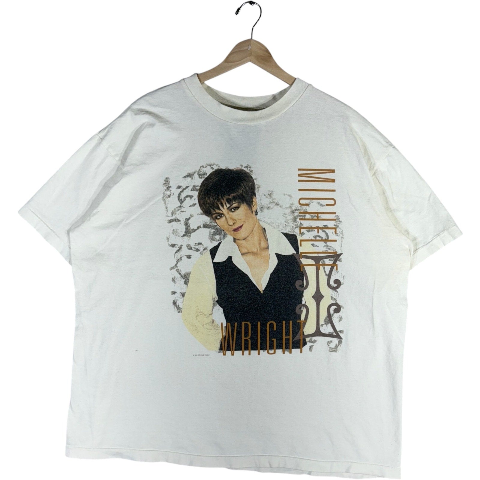 Vintage Michel Wright The Reasons Why Tour Tee 90s