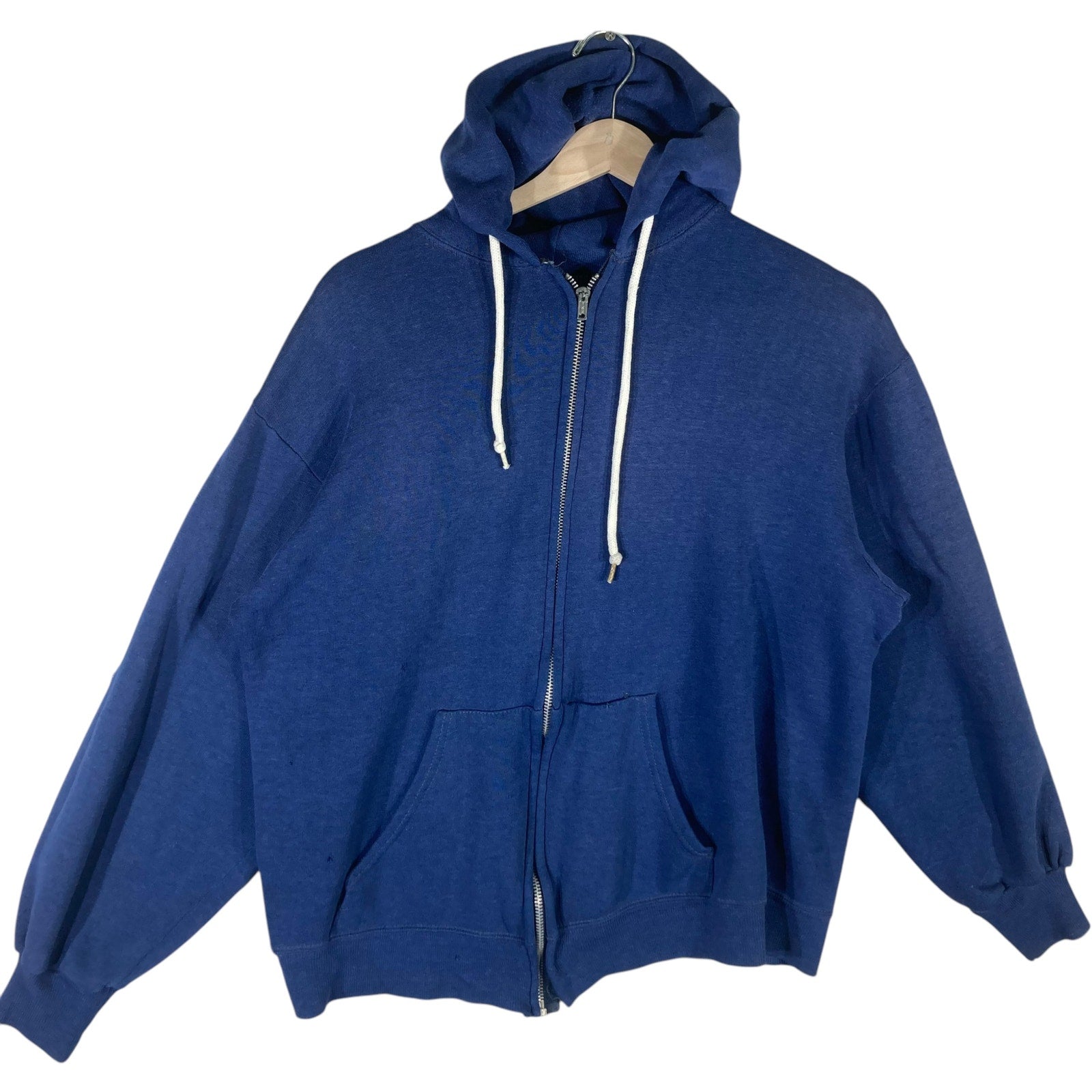 Vintage 70s/80s Blank Zip Up Hoodie