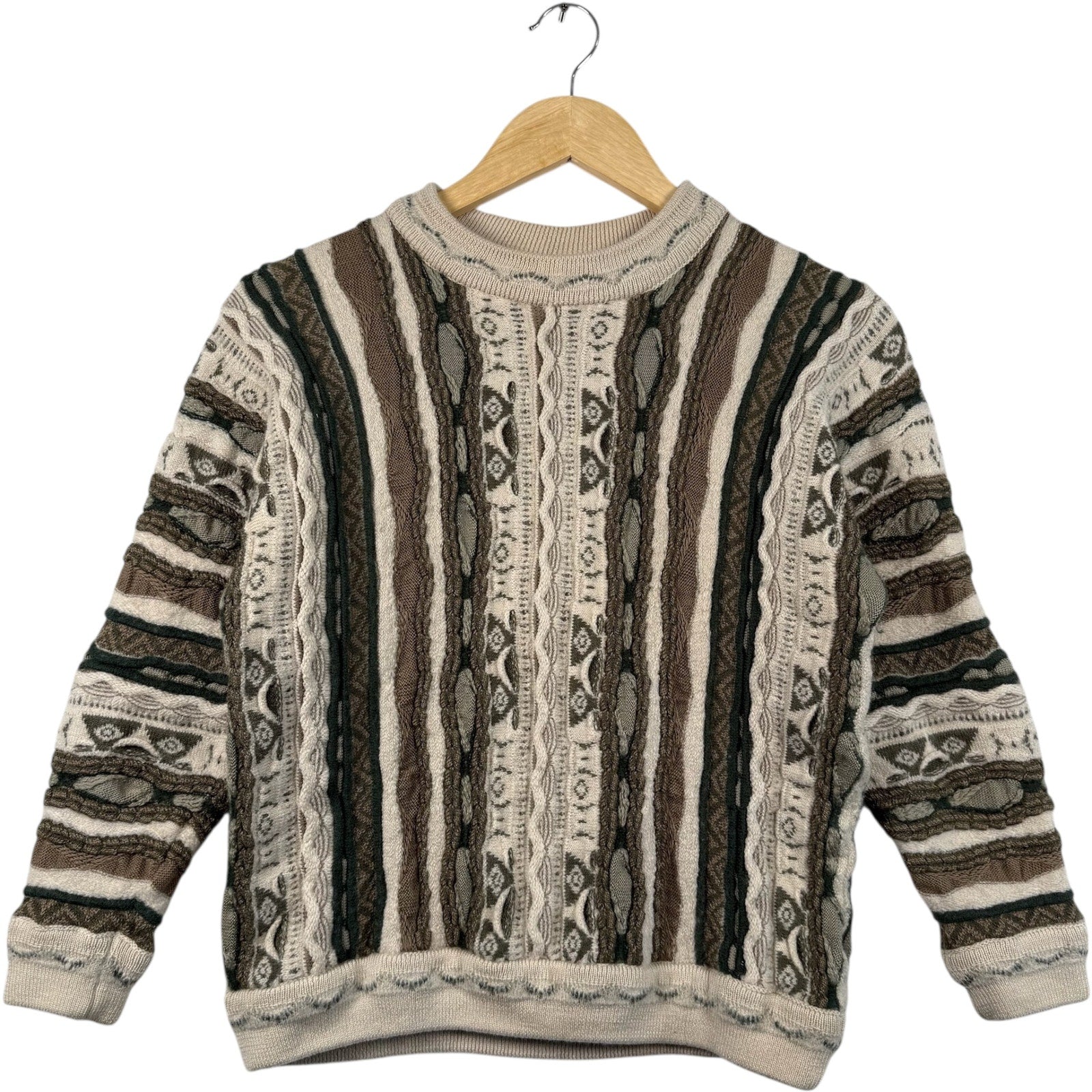 Vintage Coogi 3D Knit Textured Sweater