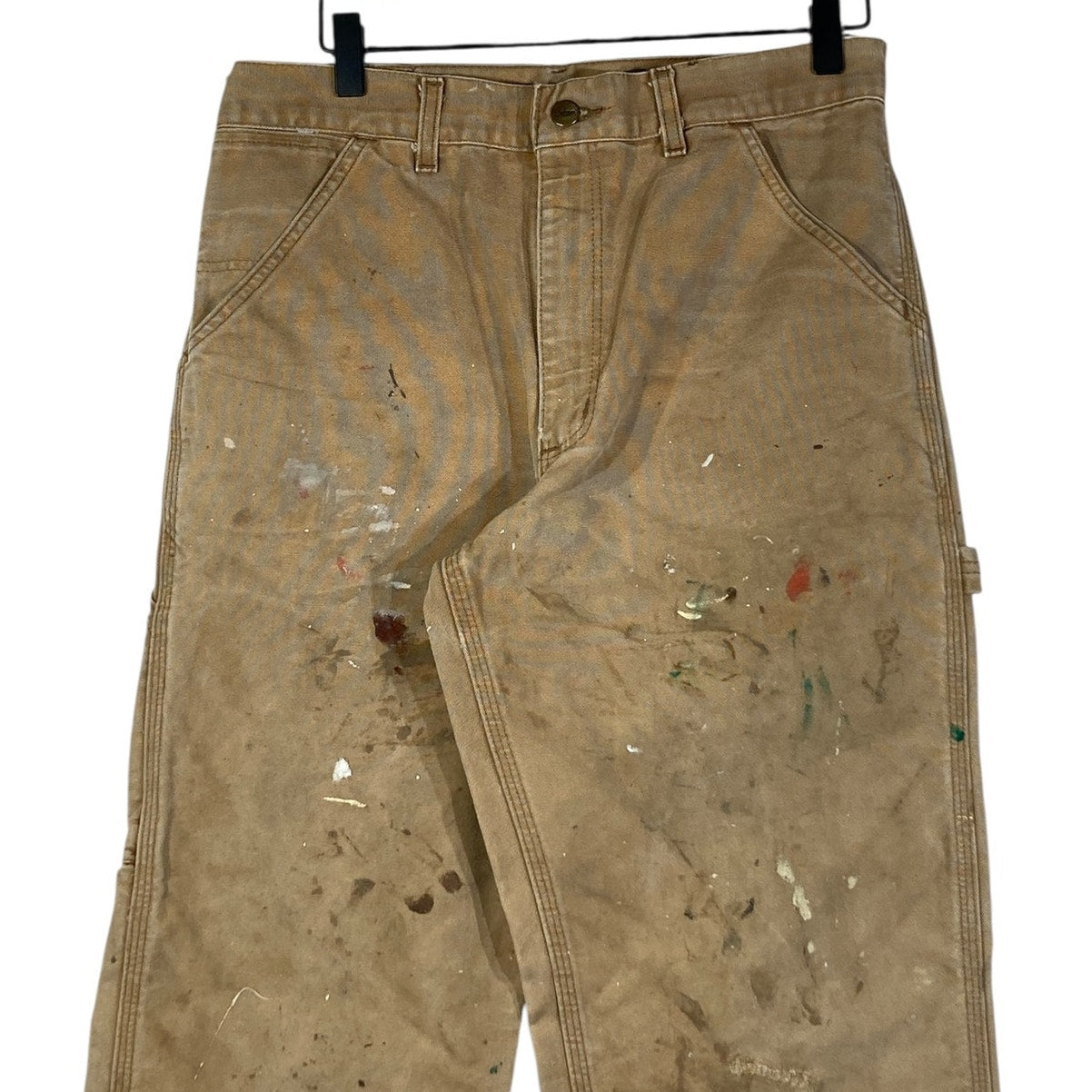 Vintage Carpenter Canvas Distressed Utility Pants 30