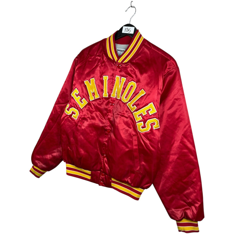 Vintage Florida State University Seminoles Satin Varsity Jacket