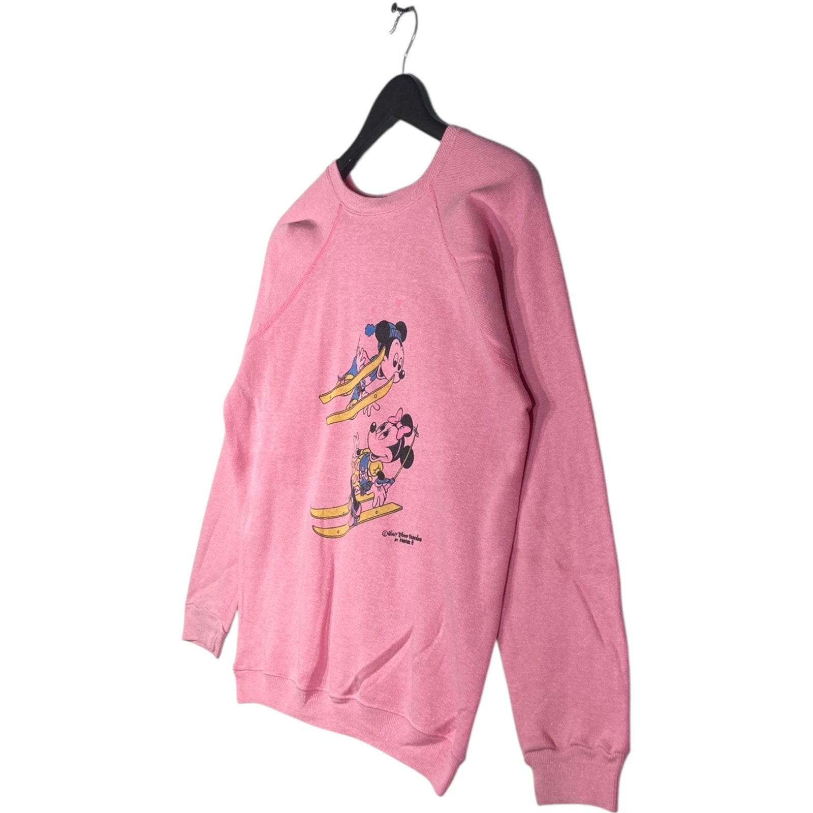 Vintage Disney Mickey & Minnie Mouse Skiing Crewneck