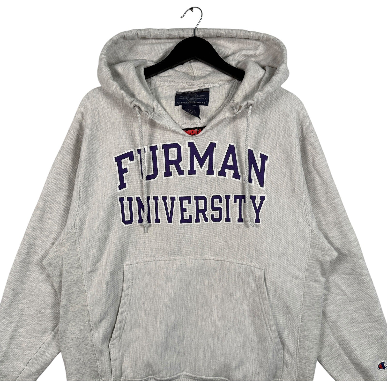 Vintage Champion Reverse Weave Furman University Hoodie