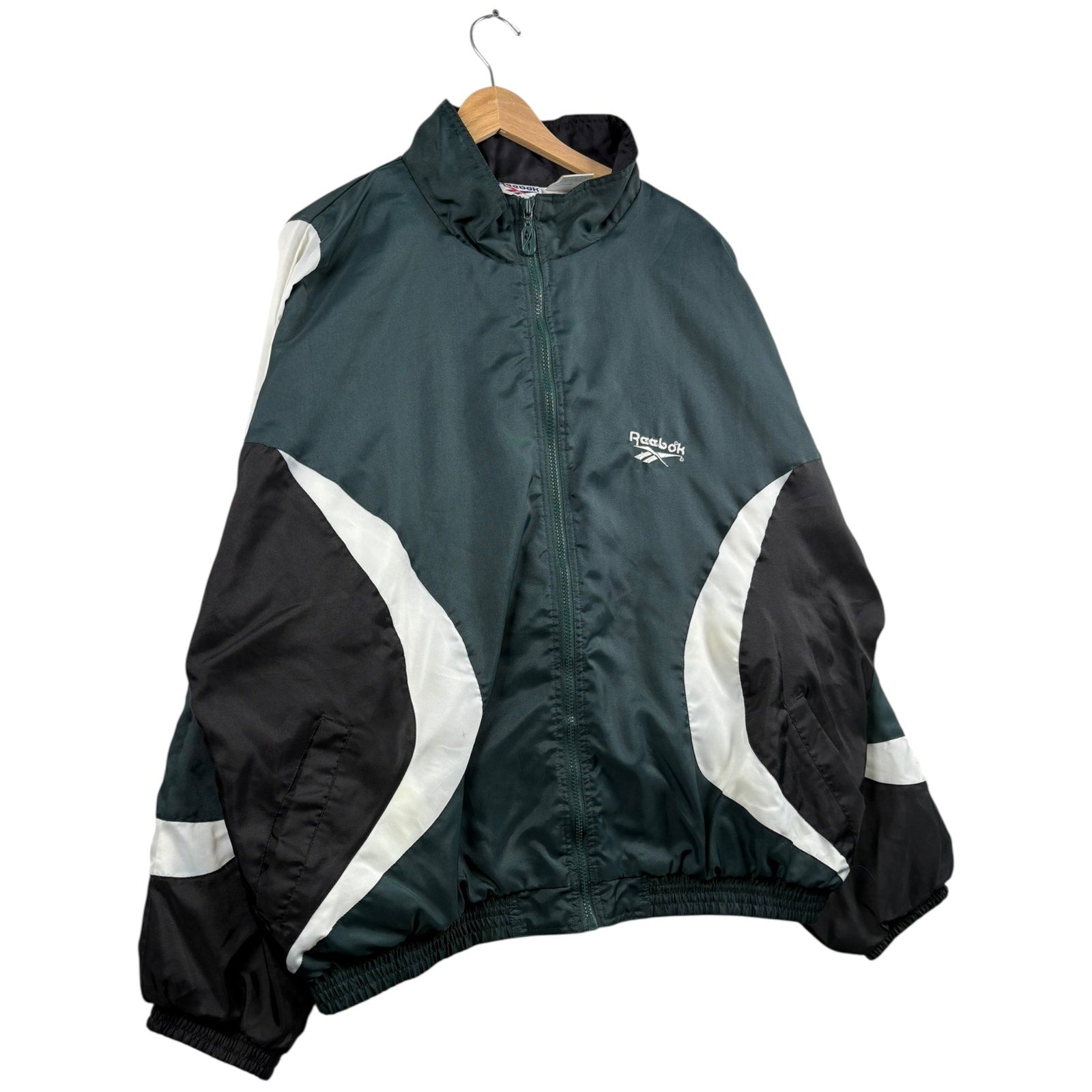 Vintage Reebok Full Zip High Neck Windbreaker