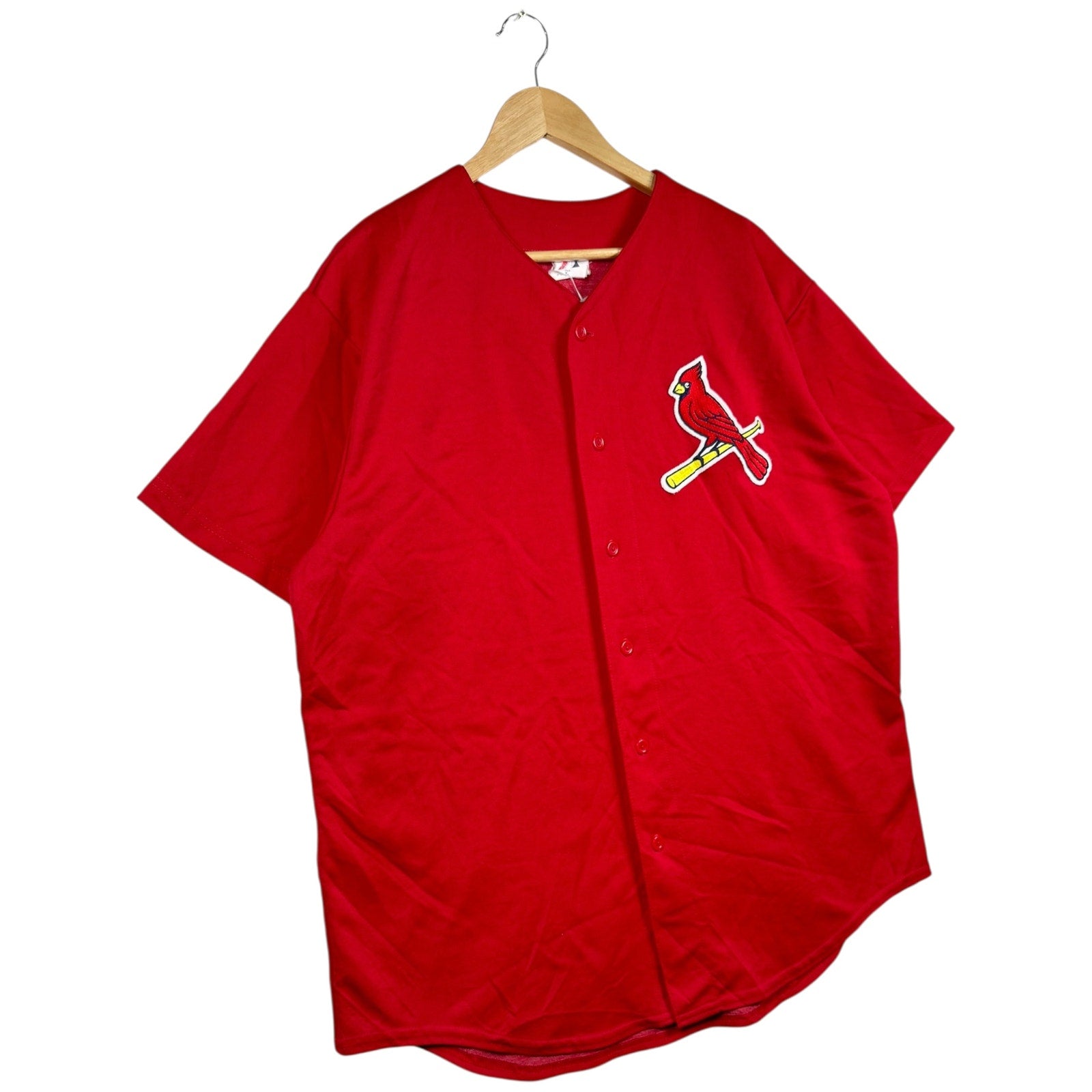 Vintage Majestic St. Louis Cardinals MLB Button Up Jersey