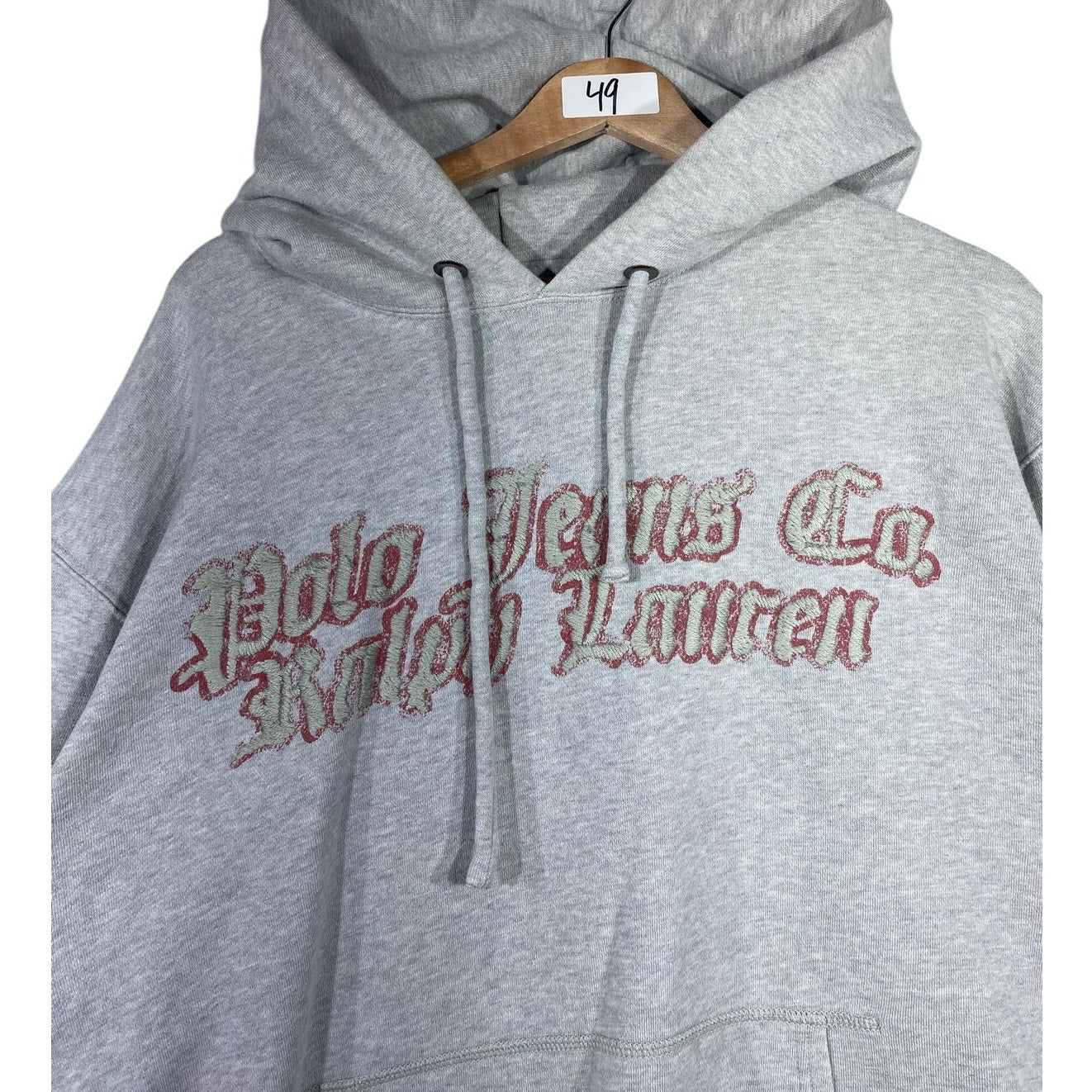 Vintage Polo Jeans Co Ralph Embroidered Logo Lauren Hoodie