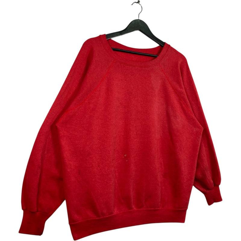 Vintage Blank Red Crewneck