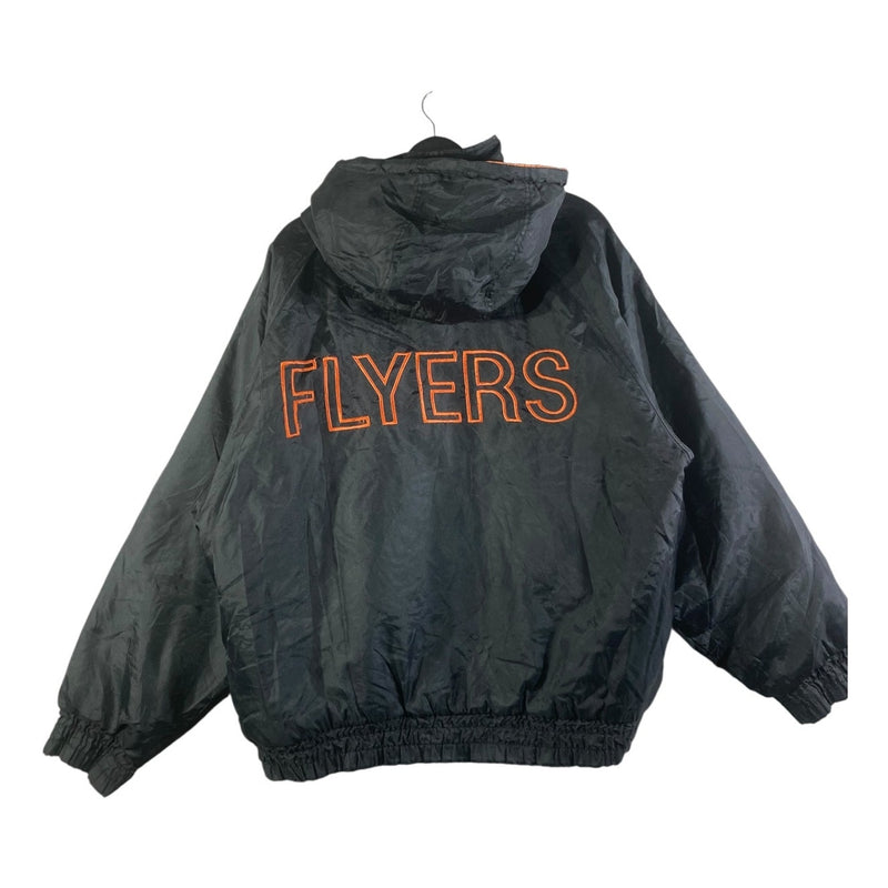 Vintage Philadelphia Flyers NHL Hooded Insulated Jacket
