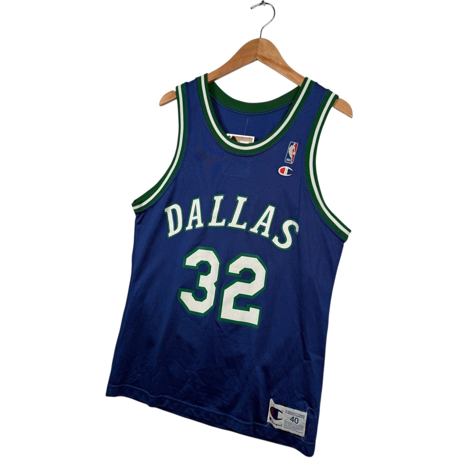 Vintage Dallas Mavericks #32 Jamal Mashburn NBA Jersey