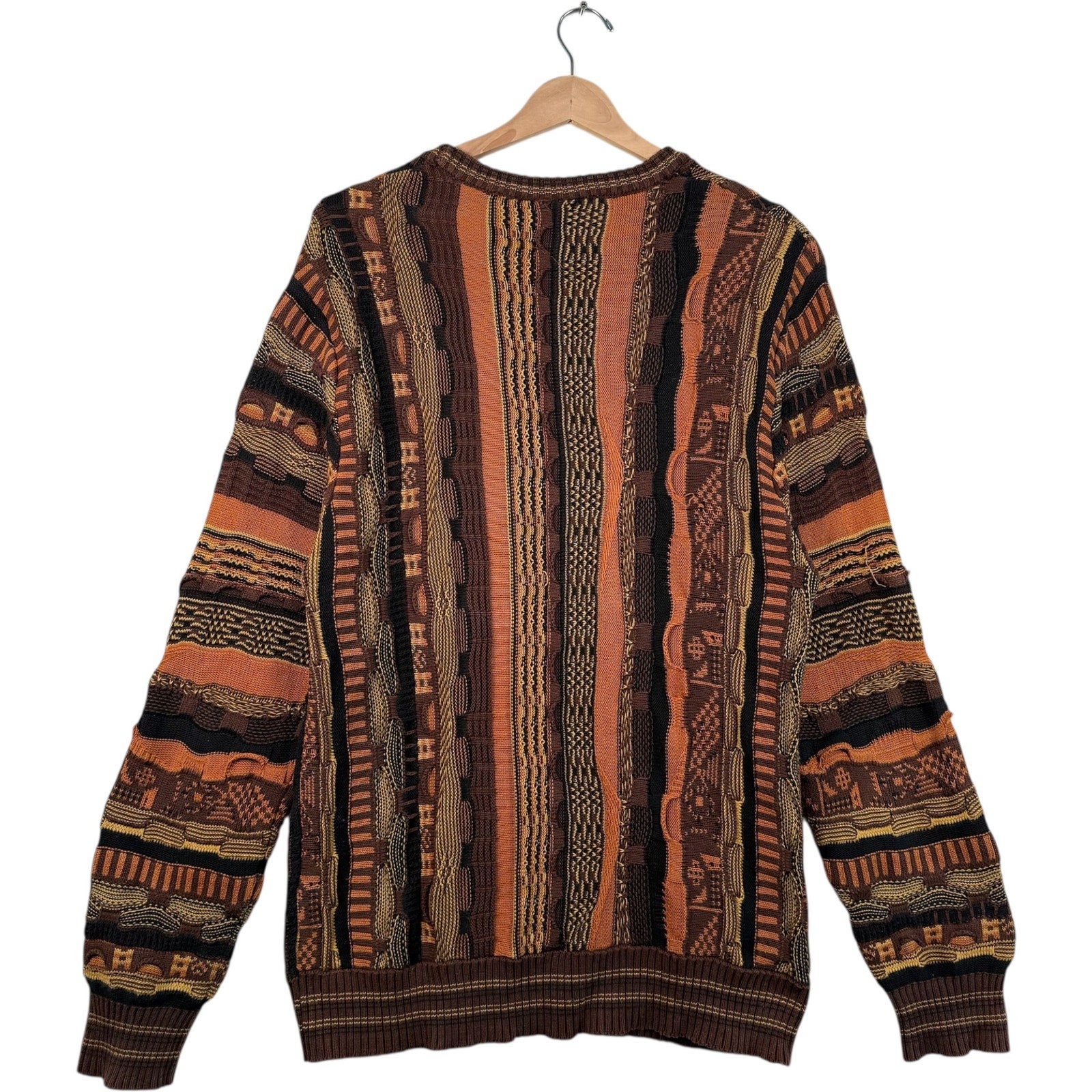 Vintage Coogi 3D Knit Textured Sweater