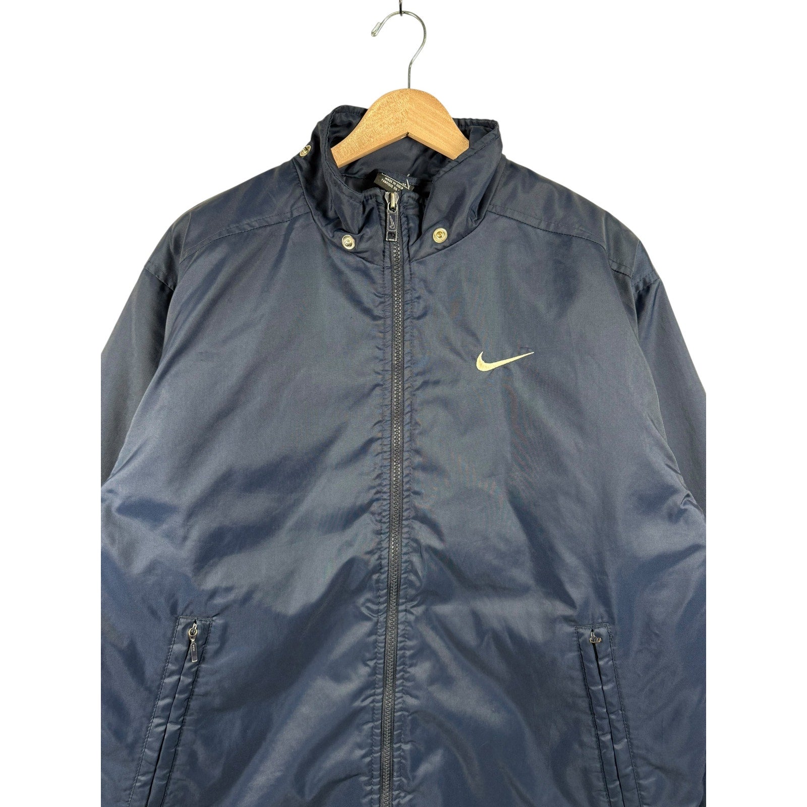 Vintage Nike Full Zip High Neck Bomber Jacket