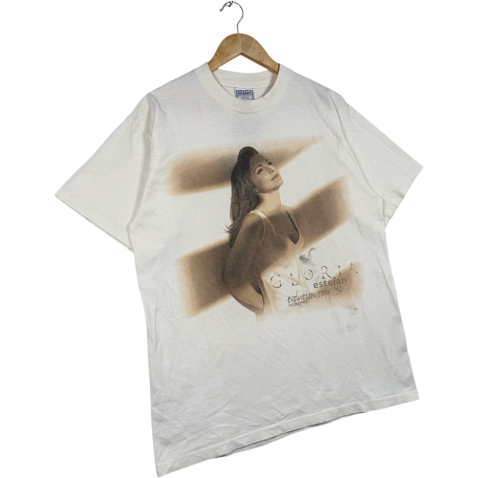Vintage Gloria Estefan Evolution Tour Tee 1996