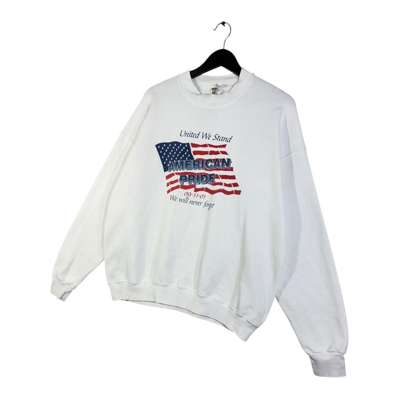 Vintage Fruit Of The Loom 09-11-01 America Crewneck