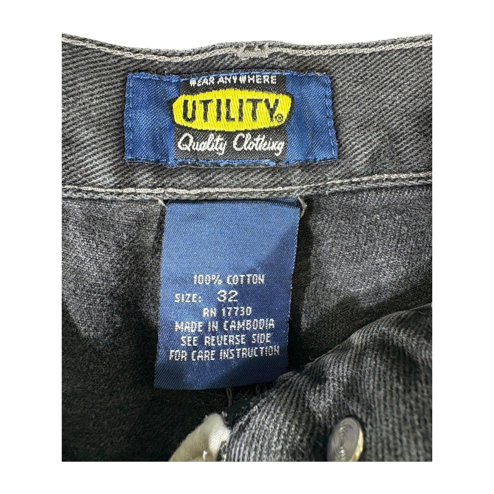 Y2K Utility Quality Clothing Denim Shorts 34x12