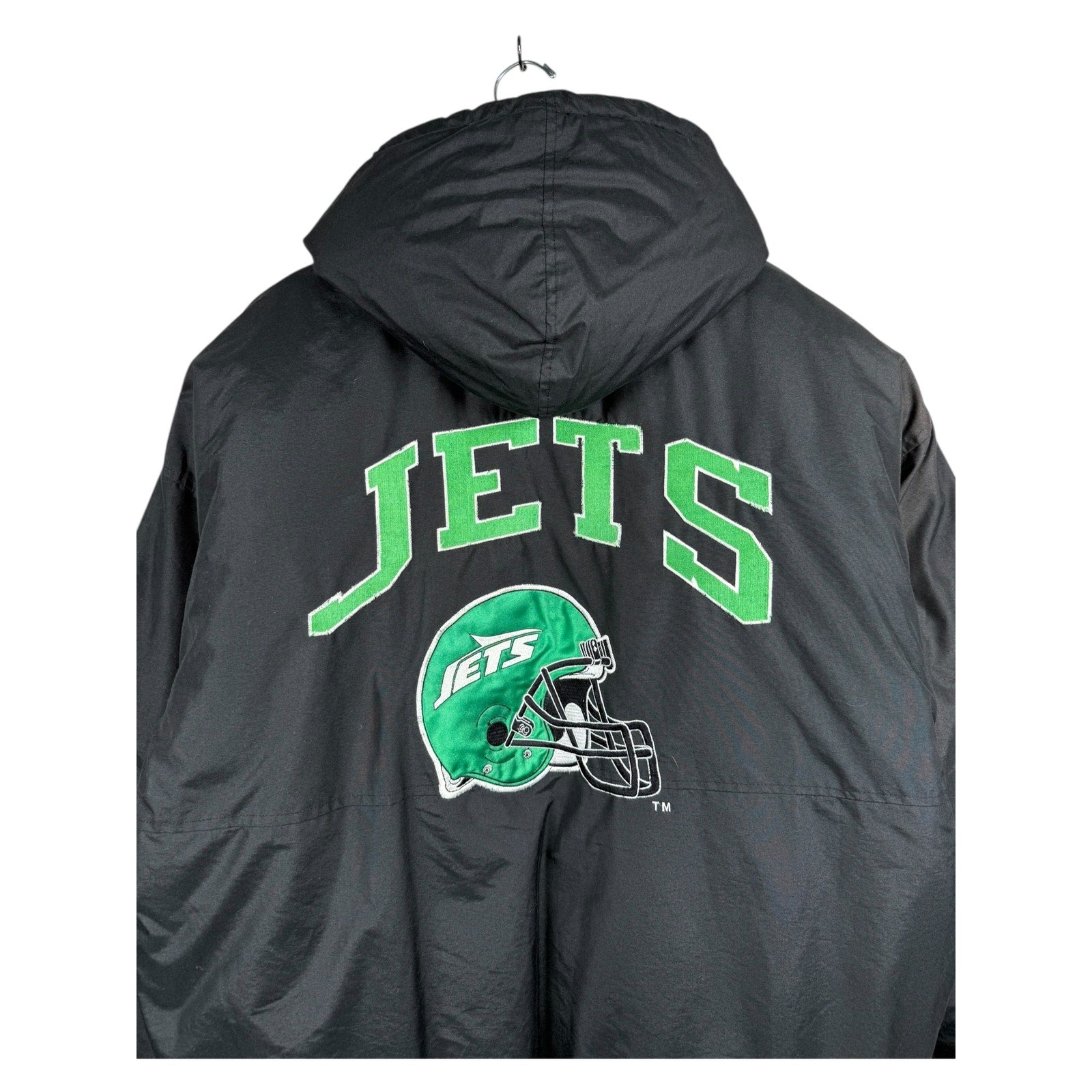 Vintage Starter New York Jets NFL Hooded Bomber Jacket