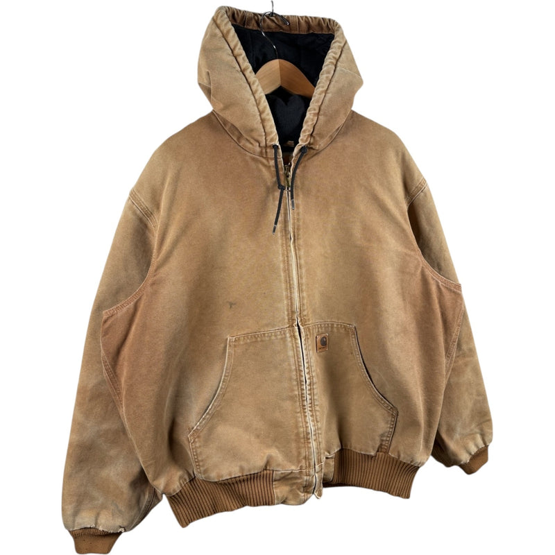 Vintage Carhartt Insulated Active Jac Hoodie Full Zip Jacket