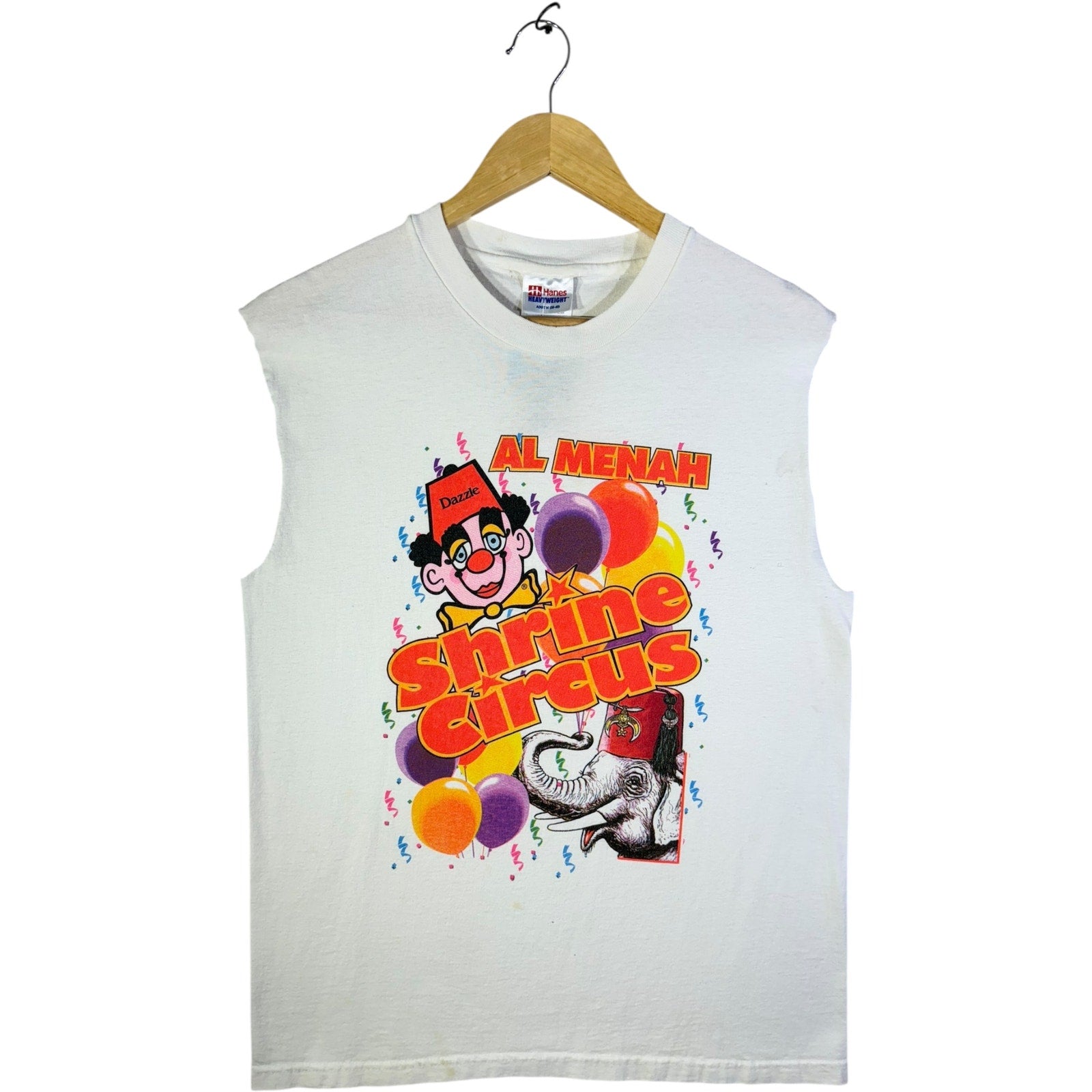 Vintage Hanes Al Menah Shrine Circus Tank Top