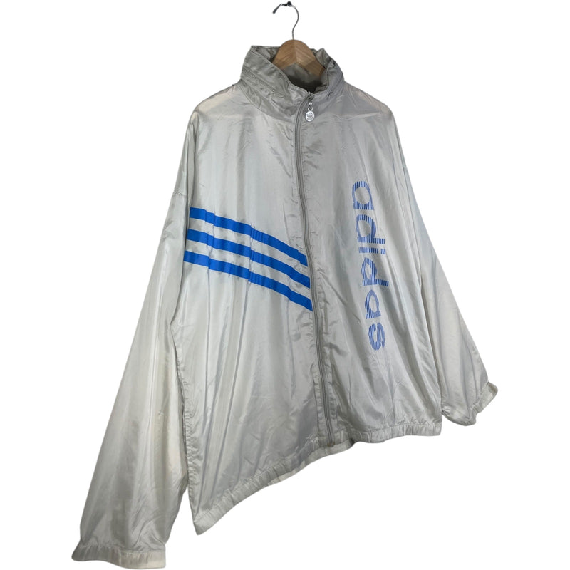 Vintage Adidas 3-Stripes Full Zip Windbreaker