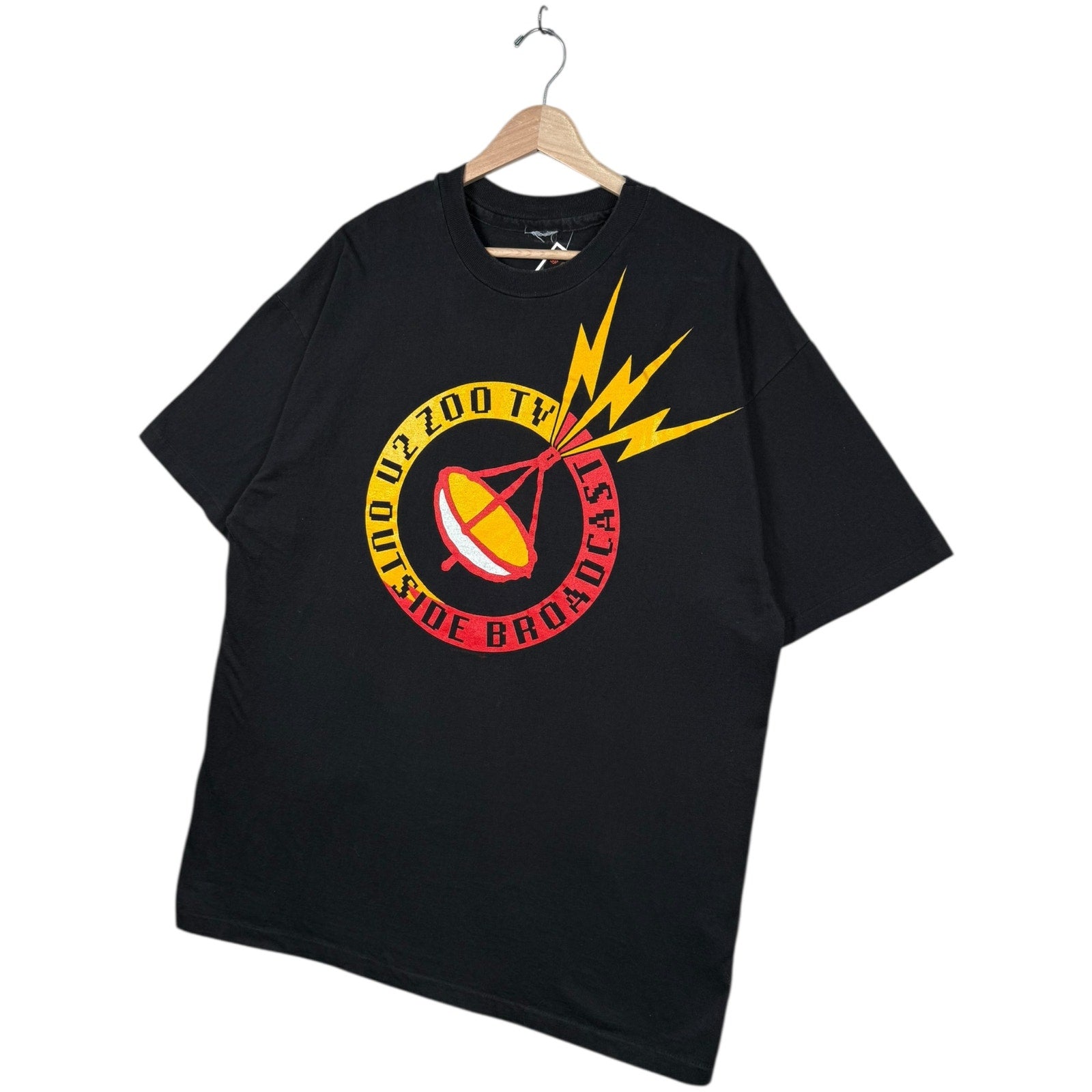 Vintage U2 Zoo TV Outside Broadcast Band T-Shirt
