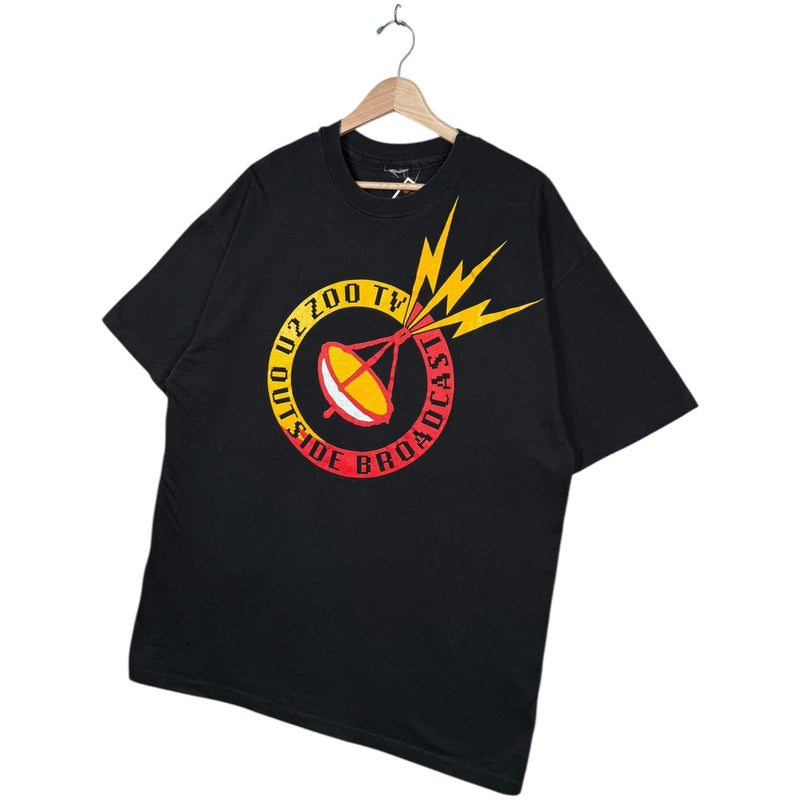 Vintage U2 Zoo TV Outside Broadcast Band T-Shirt