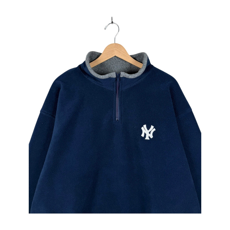 Vintage Majestic New York Yankees MLB 1/4 Zip Fleece