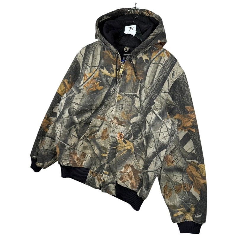 Vintage Carhartt Realtree Camo Full Zip Hoodie