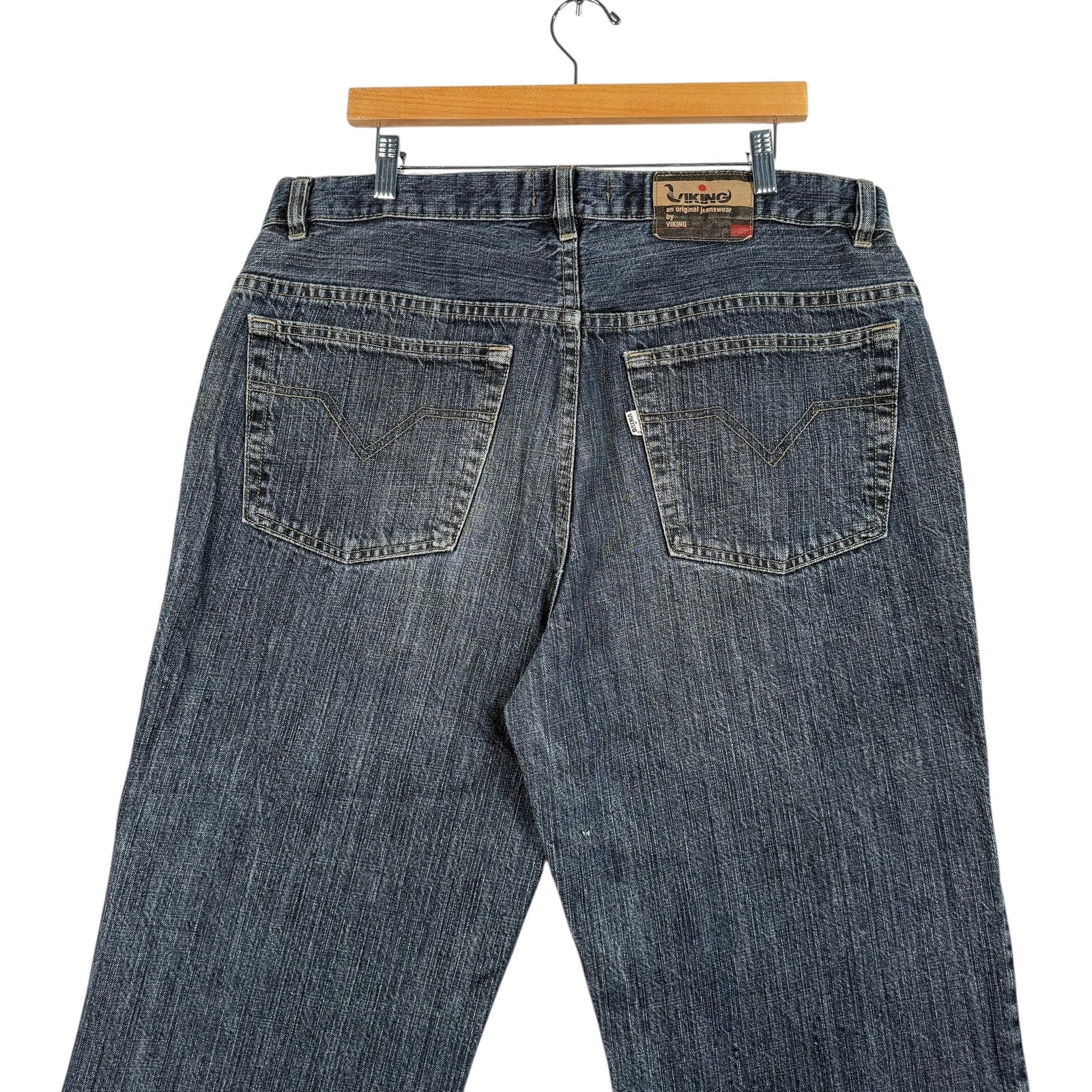 Vintage Viking Straight Leg Denim Jeans 38x32