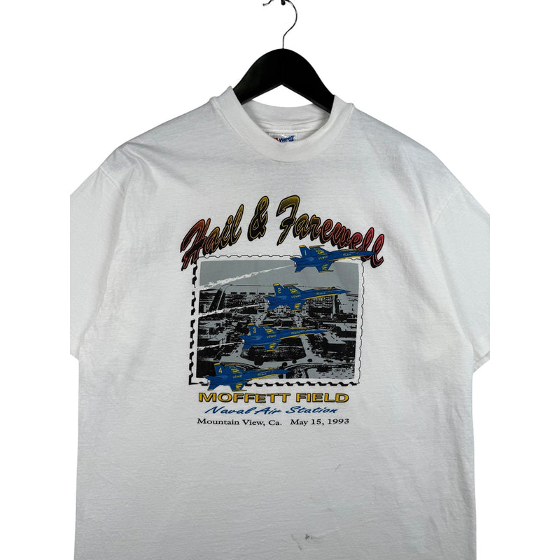 Vintage Moffett Field Naval Air Station T-Shirt 1993