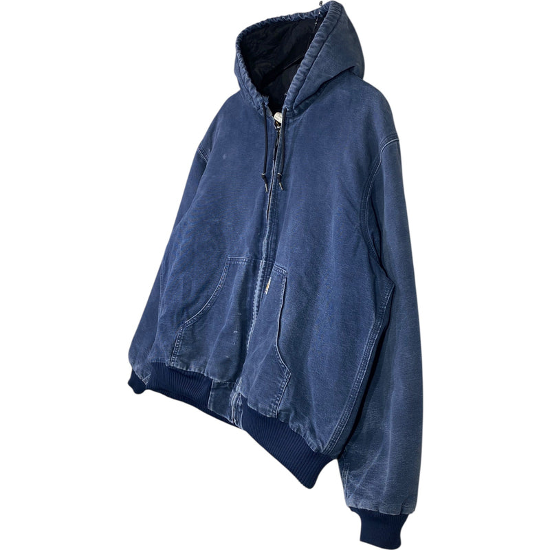 Vintage Carhartt Full Zip Workwear Hooded Jacket