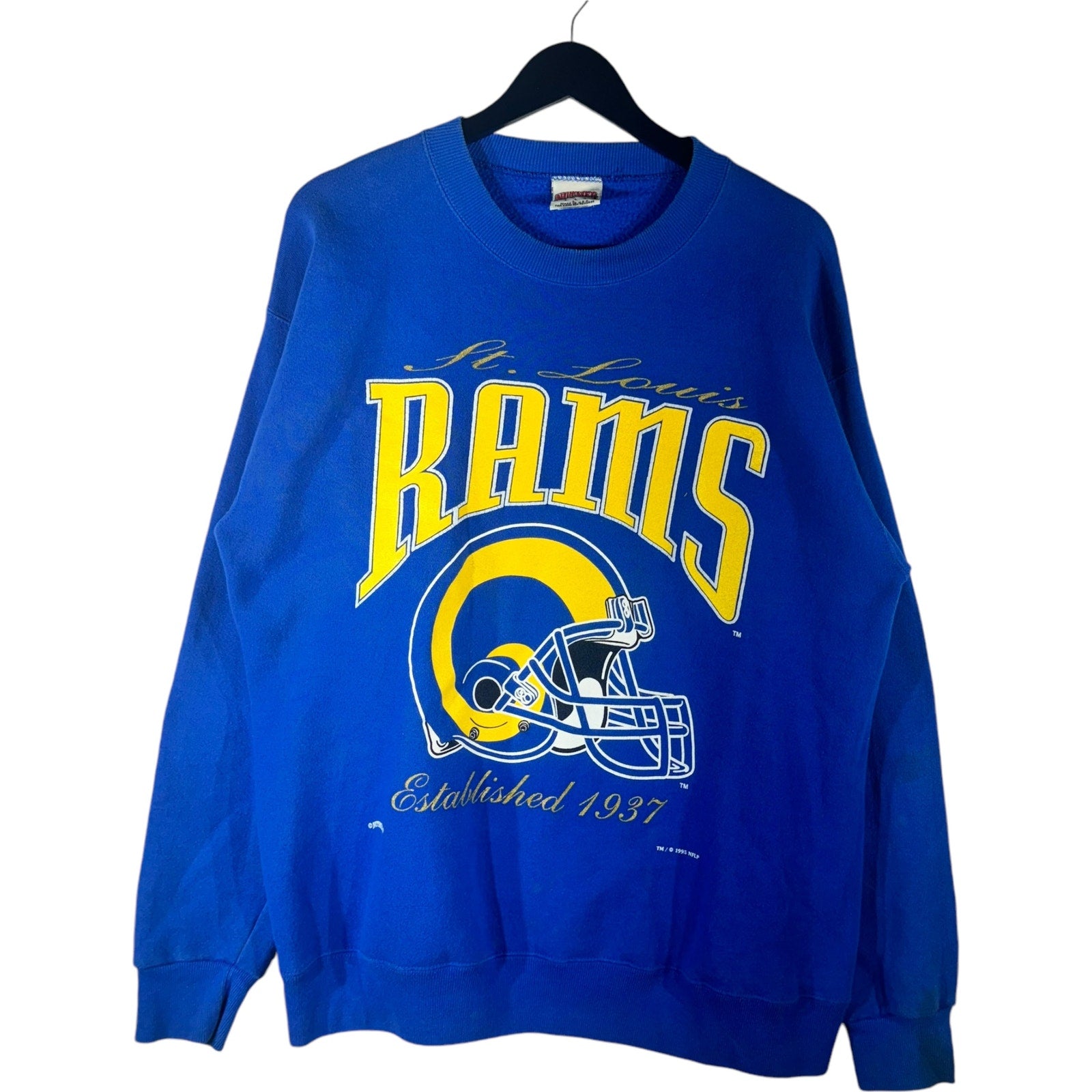 Vintage 90s St. Louis Rams retailer Sweatshirt